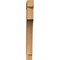 Ekena Millwork Westlake Block Rough Sawn Bracket, Western Red Cedar, 4"W x 26"D x 38"H BKT04X26X38WTL05RWR - alternate 4